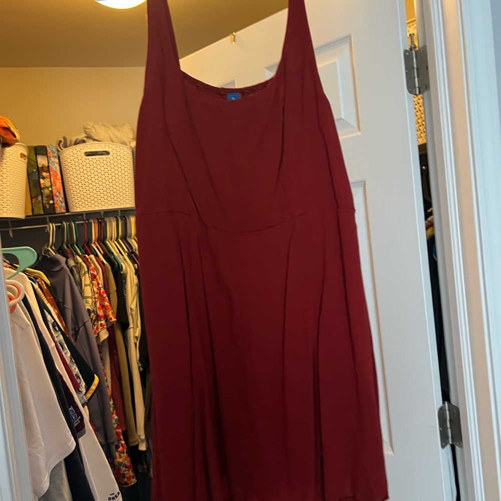 Old Navy Red Sleeveless Dress
